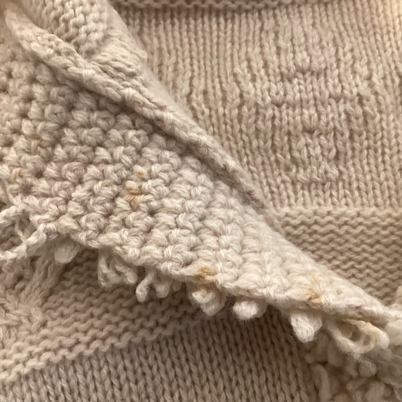 Vintage Wool Sweater Jacket with hood & toggle buttons womens size 40 Bonnie Lee - Picture 10 of 15